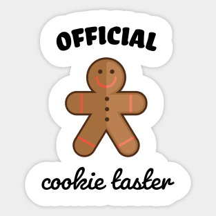 Official Cookie Taster Sticker